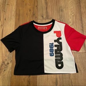 Black Pyramid Women’s 1989 Split Crop Top